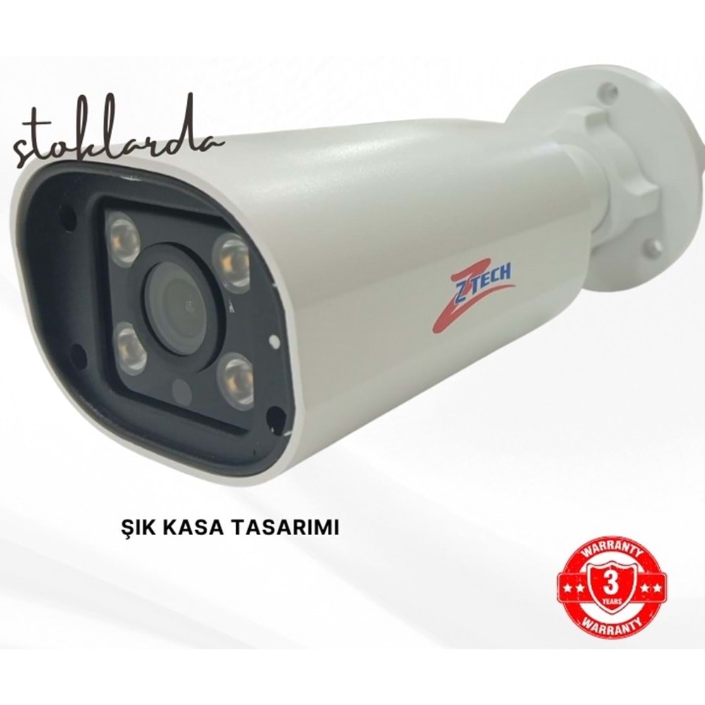 3.6 MM ZTECH ZR-2023-WARM AHD 2MP 3.6mm 4 WARM ARRAY LED 3.6 MM ZTECH ZR-2023-WARM AHD 2MP 3.6mm 4 WARM ARRAY LED - Görsel 1