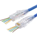 RJ-45 CAT6 YENİ NESİL DELİKLİ JACK – 100 ADET
