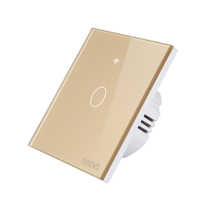 TEKLİ ANAHTAR Ninova Aydınlatma Anahtarı 1'li (Siyah/Beyaz/Gold/Silver) - Görsel 1