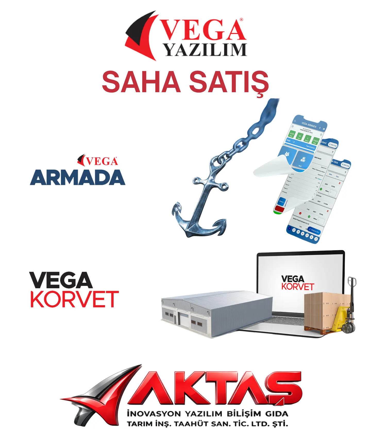 Vega Armada Saha Satış ve El Terminali Otomasyonu